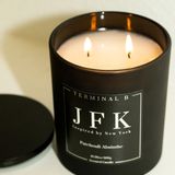 Objets design - JFK - NEW YORK - PATCHOULI ABSINTHE CANDLE. - TERMINAL B