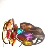 Gifts - Elia collection gold plated Murano glass confetti brooch - CHAMA NAVARRO