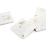 Plats et saladiers - Sous-verres carrés Ants en marbre blanc de Carrare - ATELIER BARBERINI & GUNNELL