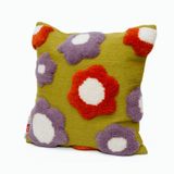 Cushions - Purple Flower Pillow Cover - COLORTHERAPIS