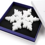 Platter and bowls - Coaster 'Snowflake' in 'Absolute White' marble - ATELIER BARBERINI & GUNNELL