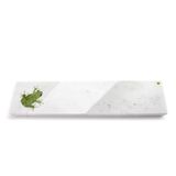 Plats et saladiers - Grenouilles en été - centre de table de taille moyenne/assiette de service en marbre - ATELIER BARBERINI & GUNNELL
