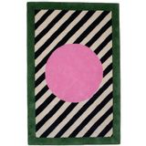 Design carpets - Pink Sfera Tufted Wool Rug - COLORTHERAPIS