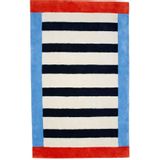 Design carpets - Red Symmetry Tufted Wool Rug - COLORTHERAPIS