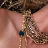 Jewelry - ENGRAVED SEMIPRECIOUS STONE NECKLACE - CURIOSITY LAB