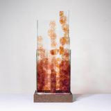 Pièces uniques - Luminaire d’ambiance . GRENADE . L . Collection Skyline - AURORE BOUTER GLASS ART