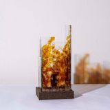 Pièces uniques - Luminaire d'ambiance . CUZCO . M . Collection Skyline - AURORE BOUTER GLASS ART
