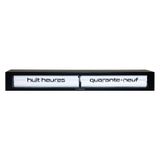 Horloges - Texttime Noir - CLOUDNOLA