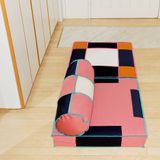 Fabric cushions - Bolster made of Discarded Textiles - JUSLIN MAUNULA