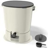 Kitchens furniture - Garden composter- BOKASHI ORGANKO ESSENTIAL SET + BASE (cream white) - PLASTIKA SKAZA - EXCEEDING EXPECTATIONS