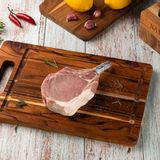 Couverts & ustensiles de cuisine - Planche à découper en Teck avec manches - STOLF