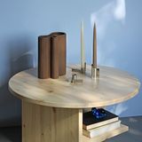 Design objects - Icon Candlestick, brushed/polished steel - STENCES