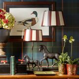 Table lamps - Horse on Base Brass Lamp - G & C INTERIORS A/S