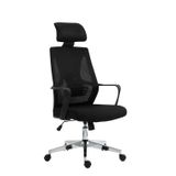 Armchairs - Kanab office chair - fabric and velvet - chrome steel frame - VIBORR