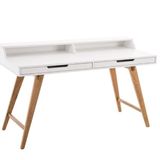 Desks - Eaton Office Table 140 cm - White - VIBORR