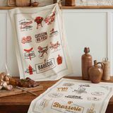 Kitchen linens - Brasserie - Printed cotton tea towel - COUCKE