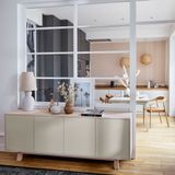 Sideboards - 4-door ash sideboard - L. 200 cm - MON PETIT MEUBLE FRANÇAIS