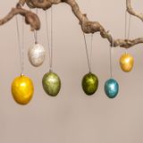 Decorative objects - Easter capiz and wood decoration - KINTA