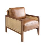 Fauteuils - Fauteuil en cuir marron - ANGEL CERDÁ