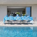 Everyday plates - LA PISCINE Linen Tablecloths and Napkins - SUMMERILL AND BISHOP