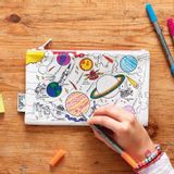 Kids accessories - colour & learn space explorer pencil case - EATSLEEPDOODLE