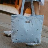 Travel accessories - Ines Denim Tote bag ♻️ - WOUF