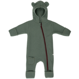 Children's apparel - Hooded suit - Brushed merino wool - LITTLE SAVAGE