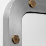 Mirrors - Cluster Mirror in Stainless Steel Structure and Light Bronze Details - DUISTT