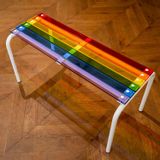 Bancs - Banc verre acrylique coloré | Freedom - LAURENT BADIER DESIGN