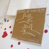 Papeterie - Journal de mariage recyclé - PATRICIA DORÉ