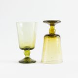 Unique pieces - Traditional stemmed glass - SALAHEDDIN FAIRTRADE