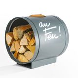 Design objects - LIFETIME WARRANTY - 100% FRENCH ALUMINIUM LOG HOLDER ::: UNIQUE – ULTRA LIGHT - DESIGN GENUINE - LE BUCHARD