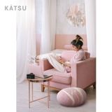 Objets design - Meuble pouf ottoman en laine "Pink Dream" - KATSU STONES