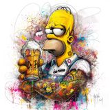 Paintings - Homer Simpsons by Patrice Murciano - MUUSE