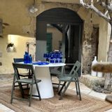 Dining Tables - LOMBOK COLOR TABLE - TERRE ET METAL