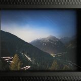 Art photos - Maloja Pass. Black Wood Frame. - ANNA DOBROVOLSKAYA-MINTS