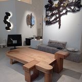 Pièces uniques - Table basse « Grande rustique ». - THIERRY LAUDREN
