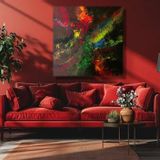 Paintings - Original Silent Cycles No. 53 oil painting. - MOTI ART & DESIGN
