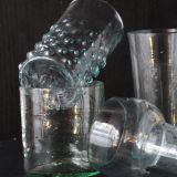 Decorative objects - Mouth blown glasses, recycled glass. Origin Syria - LA MAISON DAR DAR