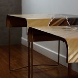 Unique pieces - Dusk pull-out tables. - ATELIER LASTO