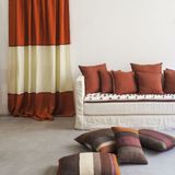 Curtains and window coverings - Aloe curtain with tape - SCÈNES DE LIN