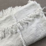 Bed linens - 280x280cm JAIPUR Washed Linen Bedspread - DE.LENZO