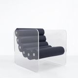 Lawn armchairs - MW02 | Designer armchair - PMMA - Soshagro foam seat - Handmade - MOJOW