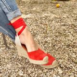 Chaussures - SOLDES - Espadrilles compensées en daim - ATELIER COSTÀ