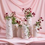 Vases - series of ties that unite us vase in porcelain and gold - ATELIER LE MOTIF