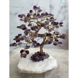 Objets de décoration - Arbre de vie Améthyste - 7 à 9 cm - COCOONME