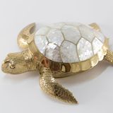 Decorative objects - Mother of Pearl Sea Turtle Box - WILD BY MOSAIC