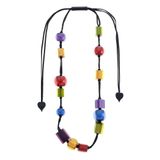 Cadeaux - Collier COLOURFUL CUBES - 14 perles ajustables - ZSISKA DESIGN