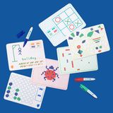 Children's games - TRAVEL GAME : 6 erasable portable games for endless fun ! - SUPERPETIT