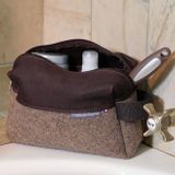 Petite maroquinerie - Trousse de Toilette Feutre et Cuir - L'ATELIER DES TANNERIES